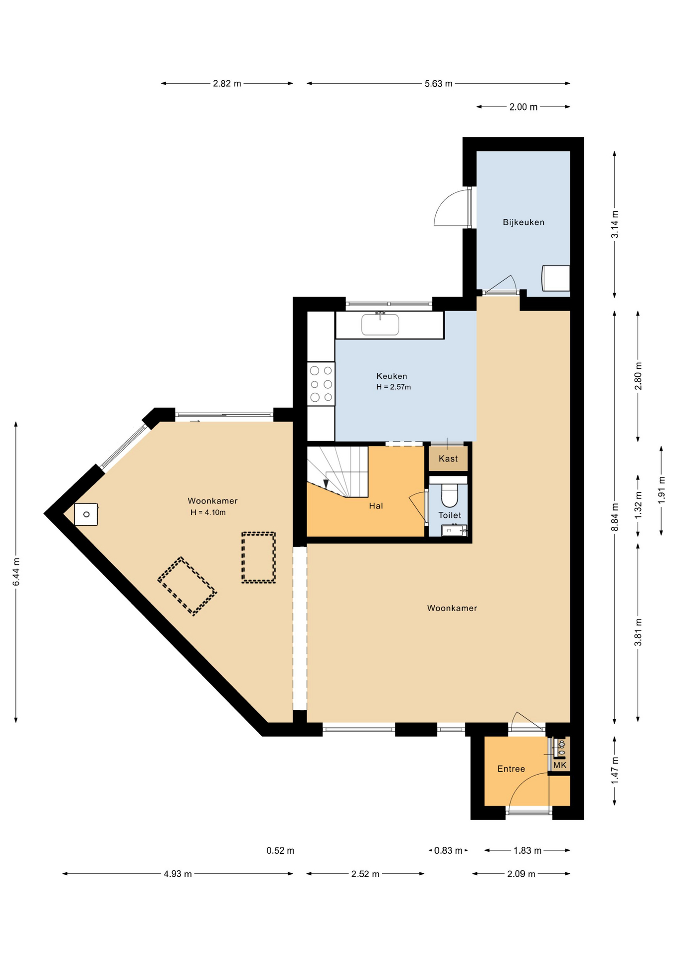 Zoom 15 9 - 8225 KH - lelystad-plattegrond-1